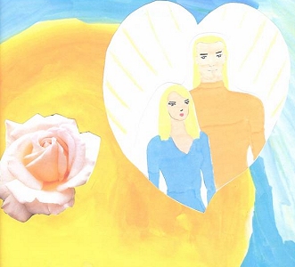 Ashtar et Athna peints par Stella
